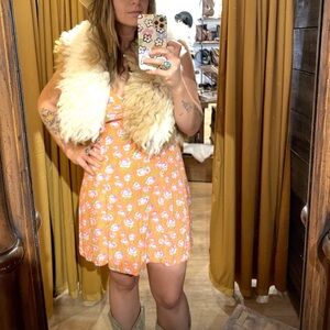 Vintage Betsy Johnson floral minidress